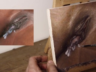 JOI OF PAINTING EPISODE 69 – Creampie Finish