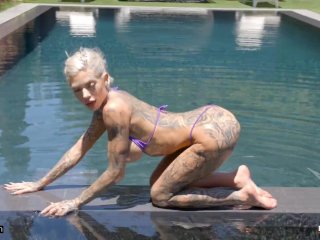 Rammed - Inked & Busty Babe Chantal Danielle Got Her Pink Hole Destroyed By A BBC