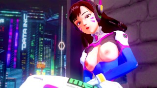 D.VA OVERWATCH HENTAI ⭐ SEM CENSURA