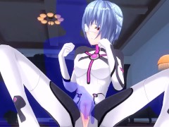無修正アニメ　エヴァ　綾波レイ　初体験　出し　高解像度版（サービス） - Screenshot 3 of 16 - 3d