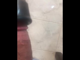 big dick, vertical video, toys, solo male