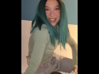 step daugther, old young, vertical video, big ass