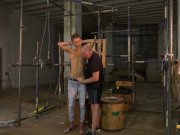Preview 3 of DILF Sebastian Kane restrains and dominates tall Jay McDally