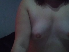 Ridding my pillow titty play