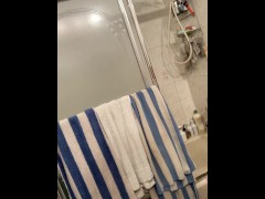 Getting dressed after the shower 