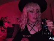 Preview 4 of The first anal for a young cute witch