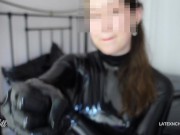 Preview 6 of Latexnchill FACE REVEAL trailer (censored for preview only) latex model