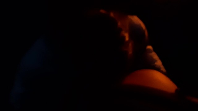 Cumming in her mouth on the first date in the park at night - IkaSmokS