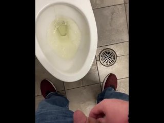 Quick Piss at Local Grocery Store
