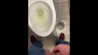 Quick Piss at Local Grocery Store