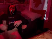 Preview 6 of Ghost face jerks off and cums a load