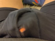 Preview 5 of Cumming through a hole in some old boxers