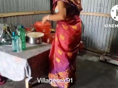Red Saree Cute Bengali Boudi sex (Official video By villagesex91)