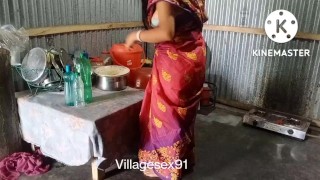 Red Saree Roztomilý Bengálský Boudi Sex Oficiální Video Od Villagesex91