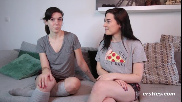 Ersties: Cute Lesbian Couple Take Turns Eating Pussy