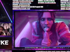 Panam Palmer Jerks Off An Edgerunner Until Thick Cum Blasts On Her Slut Face
