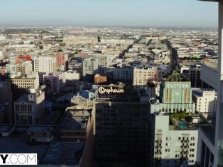 TUSHY Petite Blonde has passionate anal with older man screenshot number 0