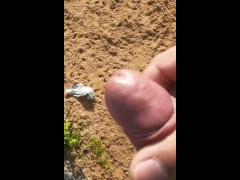 Cum shot baseball field 