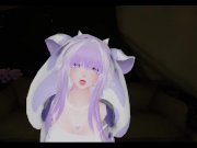 Preview 1 of Purple hair princess gets fucked by Daddy and creampied (POV.)