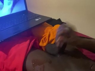 BBC masturbation watching porn