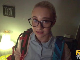 Fake Hostel - The Haunted Locker - A Halloween Special with horny teen experiencing massive cock screenshot number 1