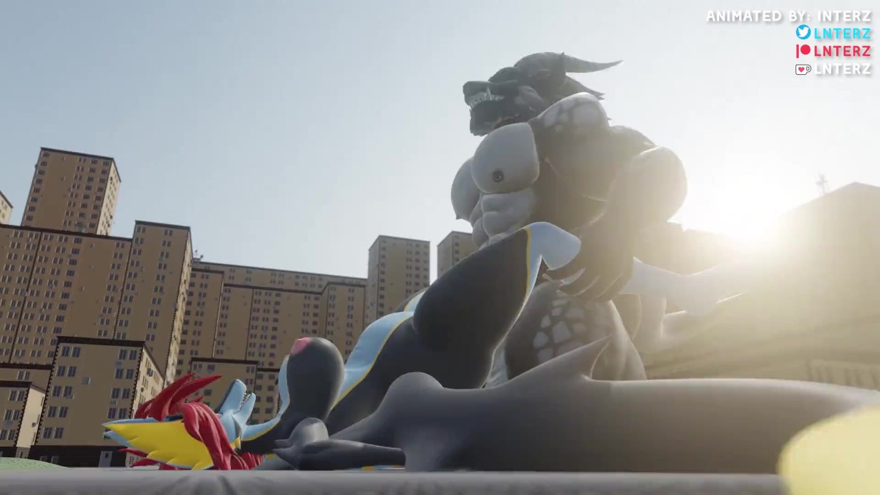 Furry growth sex giantess
