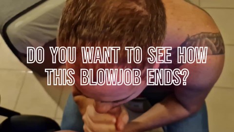 Look how my boy gives me a blowjob