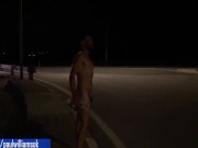 Preview 3 of Hot man with perfect body walks naked on the street Part 2