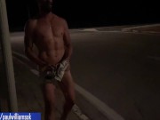Preview 4 of Hot man with perfect body walks naked on the street Part 2