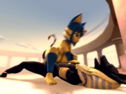 Preview 6 of Ankha Rides Huge Cock Until her Ass is Filled with Cum