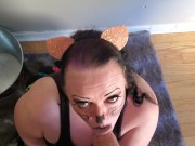 Preview 2 of Stepmom Wifeyblowsbest POV blowjob for Halloween treat!