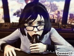 Elizabeth Blowjob Ends In Throatpie