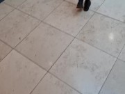 Preview 4 of Femdom Shopping Trip Public Pussy Flashing Mistress Slave Ass Cleaning Lifestyle Real FLR Dominatrix