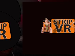 Sexy little submissive stripper loves being Dominated in VR - No headset needed - StripVR