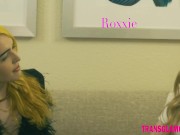 Preview 4 of TRANSSGLAMOUR Sexy Masseuse Roxxie Gives Healing To Bella