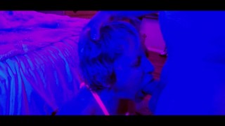 Neon Shibari Fuck n Glowjob pt 2 (Engolindo)