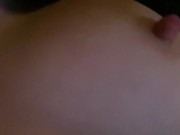 Preview 4 of HORNY GIRL is playing with PERKY NIPPLES in her bed !!! REAL HOMEMADE video