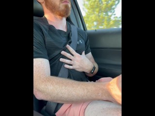 Ginger Car Jerk off (portrait)