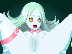 Cyberpunk Rebecca getting anal anime hentai