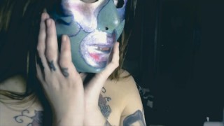 Naked Beth and Her Newest Made Mask (Once Again)