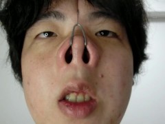 豚のオナニー　20221023　童貞のまま性ペットになりたいマゾ豚が妄想オナニーします　強めに鼻を吊り上げてるのに鼻フックをして寝ちゃって起きたら鼻が痛かったけど恥ずかしい夢をみて興奮しました