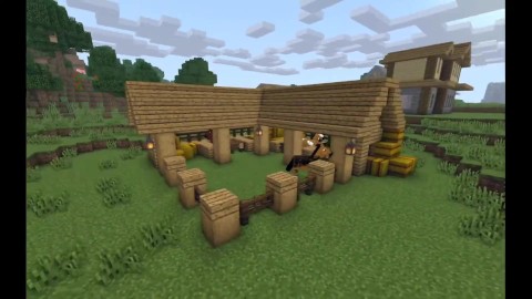 Comment faire une écurie de cheval dans Minecraft