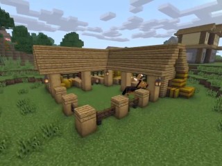 Hoe Maak Je Een Paardenstal in Minecraft