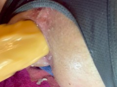 Pumped Rosebud Dildo Inside!! Anal Gape Training 🌹 FULL VIDEO #2 Addicted To Stretching His Rosebud