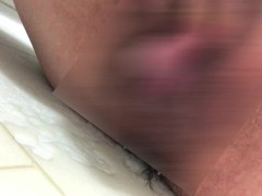 big clit long piss in the morning