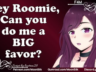[Patreon Preview] Roommate Needs Your Help To Get Relief [Tomboy Speaker_x RoommateListener]
