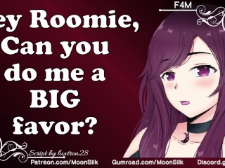 [patreon Preview] Roommate needs your help to get Relief [tomboy Speaker x Roommate Listener]