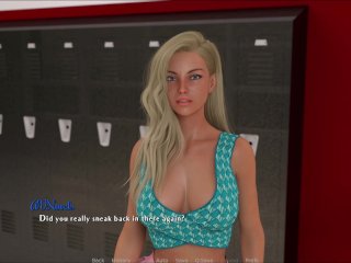 redhead big tits, big tits, kink, game walkthrough