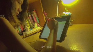 Horny Asian Girl's Night Routine Consists Of Aesthetic And Sexy Activities
