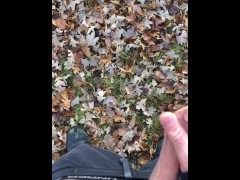 Solo Male Outdoor Pissing Compilation From My October Camping Trips 2022